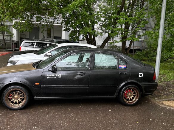 1996 Honda Civic VI, чёрный, 200000 рублей - вид 16