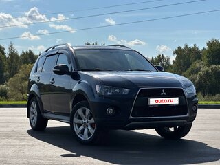 2010 Mitsubishi Outlander II Рестайлинг, синий, 1240000 рублей, вид 2