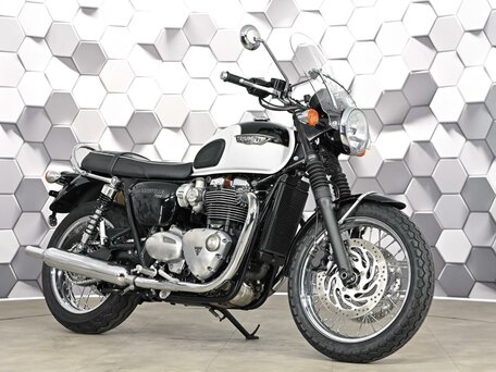 2016 Triumph Bonneville T120, белый, 927000 рублей, вид 1