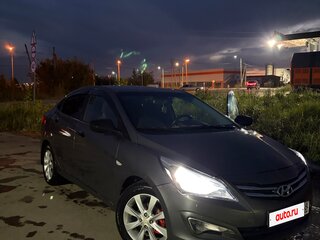 2014 Hyundai Solaris I Рестайлинг, серый, 700000 рублей, вид 5