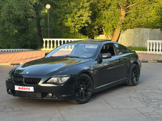 2005 BMW 6 серии 645i II (E63/E64), чёрный, 935000 рублей, вид 4