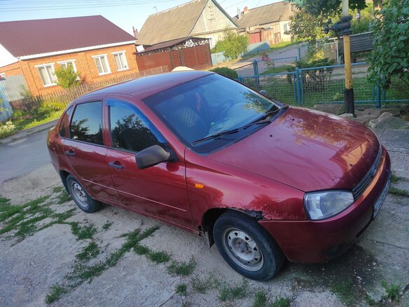 2010 Lada (ВАЗ) Kalina I, красный, 180000 рублей