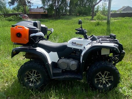 2014 Stels ATV-600YS Leopard, белый, 480000 рублей, вид 2