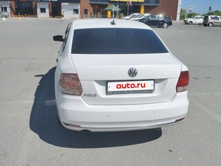2019 Volkswagen Polo V Рестайлинг, белый, 705000 рублей, вид 3