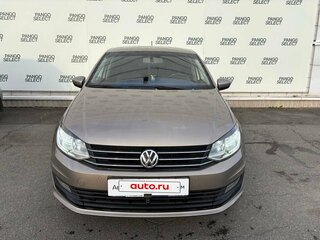 2018 Volkswagen Polo V Рестайлинг, бежевый, 940000 рублей, вид 2