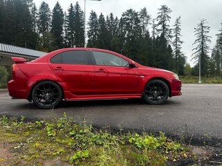 2008 Mitsubishi Lancer X, красный, 760000 рублей, вид 4