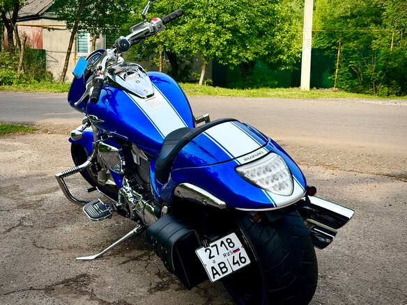 2012 Suzuki Boulevard M109R, синий, 1100000 рублей - вид 1