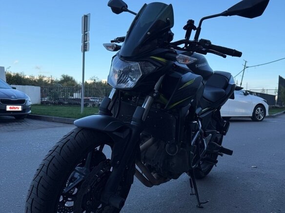 2019 Kawasaki Z 650, чёрный, 550000 рублей - вид 5