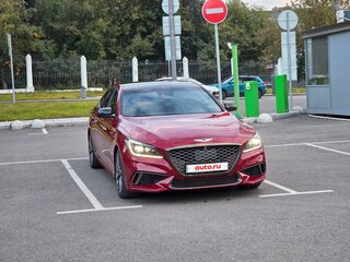 2017 Genesis G80 I, красный, 3200000 рублей, вид 3