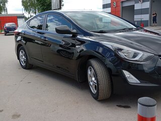 2014 Hyundai Elantra V (MD) Рестайлинг, чёрный, 1300000 рублей, вид 4