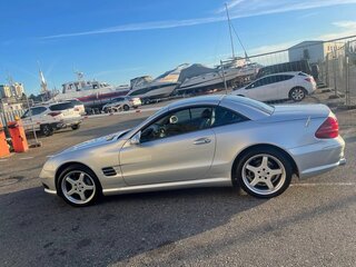 2002 Mercedes-Benz SL-Класс 500 5-speed V (R230), серебристый, 2600000 рублей, вид 4
