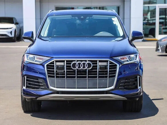 2023 Audi Q7 45 TFSI II (4M) Рестайлинг, синий - вид 1