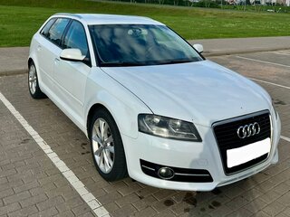 2012 Audi A3 II (8P) Рестайлинг 2, белый, 613190 рублей, вид 4
