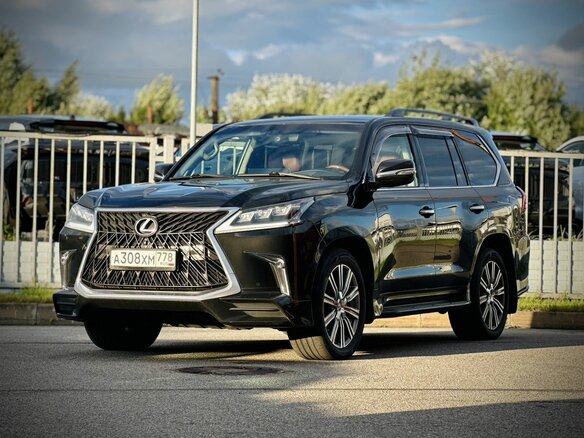 2016 Lexus LX 450d III Рестайлинг 2, чёрный - вид 1