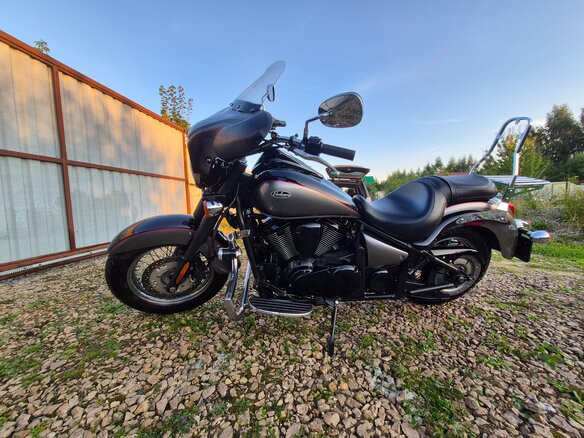 2014 Kawasaki VN900 Vulcan, серый, 560000 рублей - вид 10