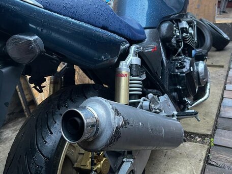 2006 Honda CB 400 Super Four, синий, 270000 рублей, вид 3