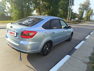 2015 Lada (ВАЗ) Granta I, голубой, 470000 рублей, вид 2