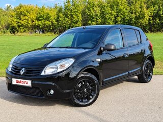 2012 Renault Sandero I, чёрный, 470000 рублей, вид 1