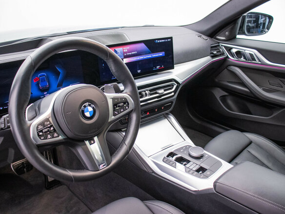 2024 BMW 4 серии 425i G22, G23, G26, чёрный - вид 8