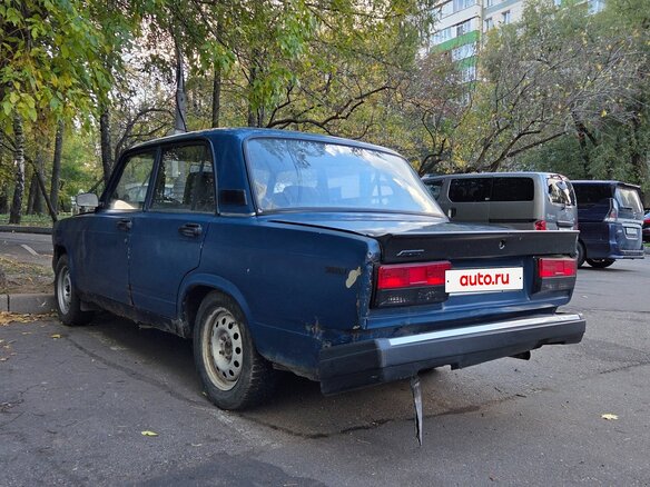 2004 Lada (ВАЗ) 2107, синий, 90000 рублей - вид 5