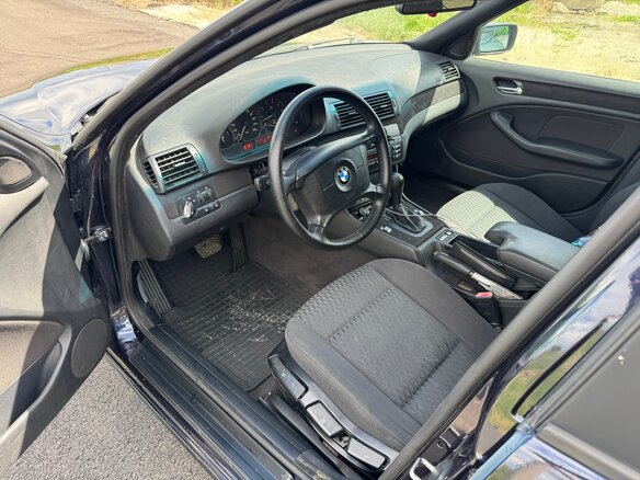 2001 BMW 3 серии 316i IV (E46) Рестайлинг, синий, 630000 рублей - вид 5