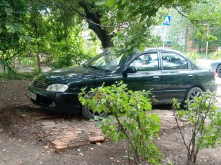 2008 Kia Spectra I Рестайлинг 2, чёрный, 415000 рублей, вид 1