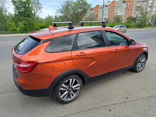 2018 Lada (ВАЗ) Vesta SW I, оранжевый, 1000000 рублей, вид 3