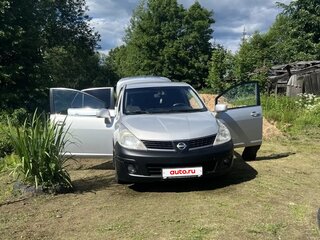 2007 Nissan Tiida I, серебристый, 420000 рублей, вид 1