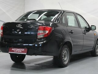 2013 Lada (ВАЗ) Granta I, чёрный, 450000 рублей, вид 5