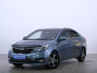 2015 Kia Rio III Рестайлинг, голубой, 969000 рублей, вид 3