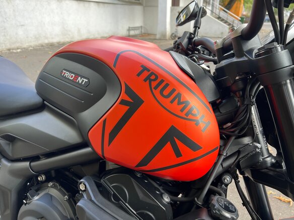 2022 Triumph Trident 660, оранжевый, 870000 рублей - вид 6