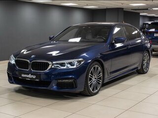 2019 BMW 5 серии 530i xDrive VII (G30/G31/G38), синий, 2770000 рублей, вид 1