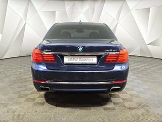 2014 BMW 7 серии Long 740Li xDrive V (F01/F02/F04) Рестайлинг, синий, 1559000 рублей, вид 4