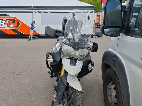 2014 Triumph Tiger 800, белый, 600000 рублей, вид 1