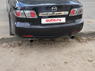 2006 Mazda 6 I (GG) Рестайлинг, чёрный, 220000 рублей, вид 3