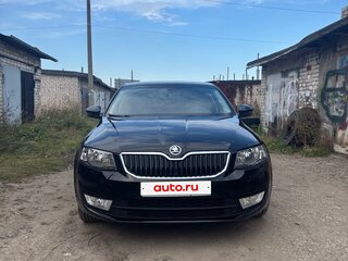 2014 Skoda Octavia III (A7), чёрный, 1195000 рублей, вид 2