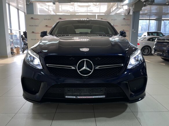 2015 Mercedes-Benz GLE Coupe 400 I (C292), синий, 3850000 рублей - вид 2