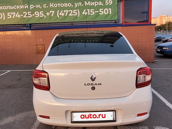 2020 Renault Logan II Рестайлинг, белый, 849000 рублей - вид 6