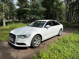 2012 Audi A6 IV (C7), белый, 1300000 рублей, вид 1