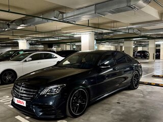 2017 Mercedes-Benz S-Класс 560 Long VI (W222, C217) Рестайлинг, чёрный, 6500000 рублей, вид 1