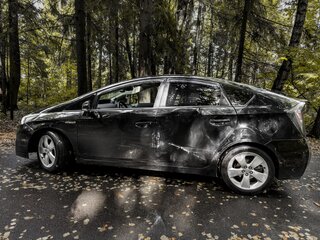 2010 Toyota Prius III (XW30), чёрный, 750000 рублей, вид 5