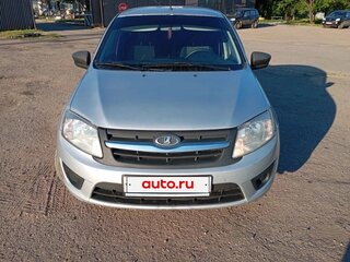 2014 Lada (ВАЗ) Granta I, серебристый, 440000 рублей, вид 1