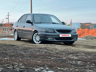 2005 Hyundai Accent ТагАЗ II, серый, 439999 рублей, вид 4