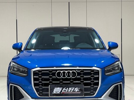 2022 Audi Q2 L 35 TFSI I Рестайлинг, синий, 2150000 рублей, вид 2