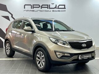 2014 Kia Sportage III Рестайлинг, серебристый, 1259900 рублей, вид 3