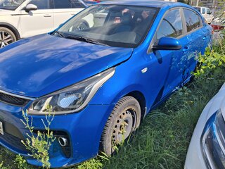 2017 Kia Rio IV, синий, 1123100 рублей, вид 4