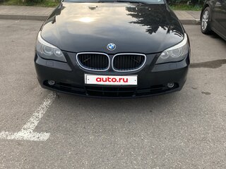 2004 BMW 5 серии 525i V (E60/E61), чёрный, 1200000 рублей, вид 2