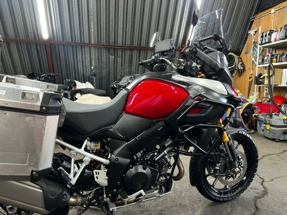 2015 Suzuki V-Strom 1000, красный, 780000 рублей - вид 19