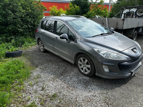 2009 Peugeot 308 I, серый - вид 1