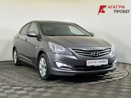 2016 Hyundai Solaris I Рестайлинг, серый, 1005000 рублей, вид 3